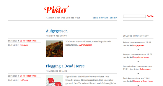 Pisto Magazin