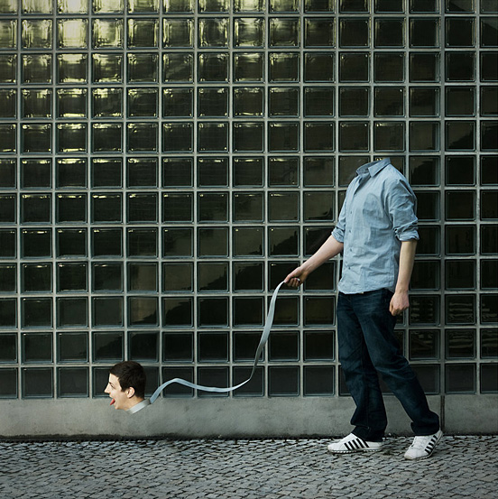 Walk with the head