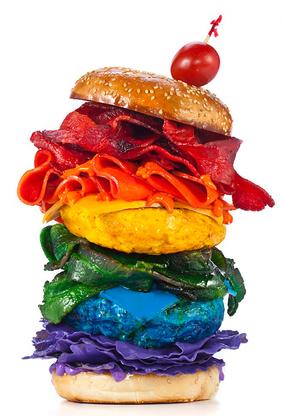 Rainbow Burger