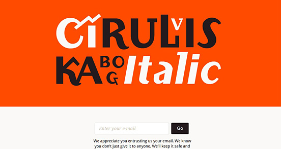 Cirulis Typeface
