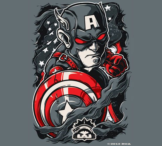Angry Avengers Captain America