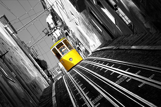 Funicular in Lisbon