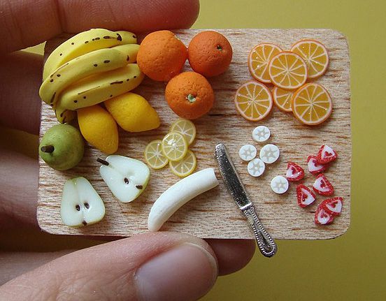 Miniature Food Fruit Prep’Board