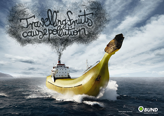 Travelling Fruits Cause Pollution
