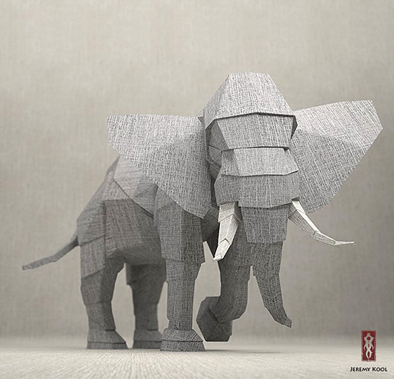 Origami Elephant