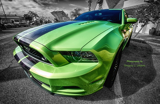Green Mustang