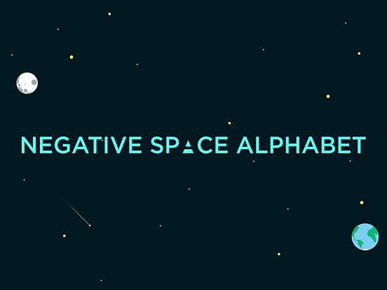 Negative Space Alphabet