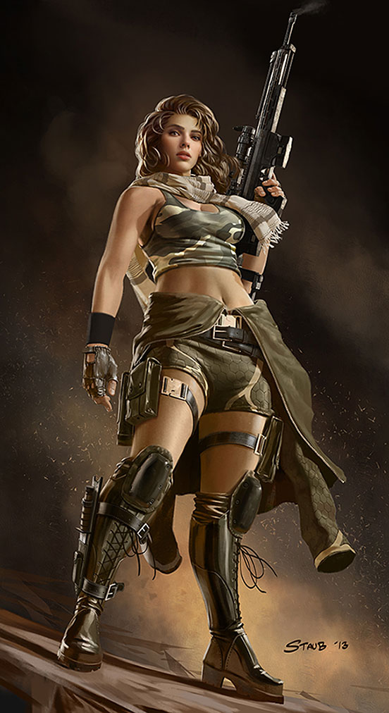 Female Commando Character Class