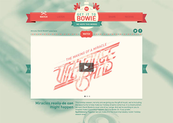 Get it to Bowie