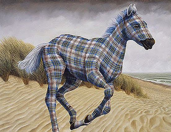 Tartan Animals Paintings