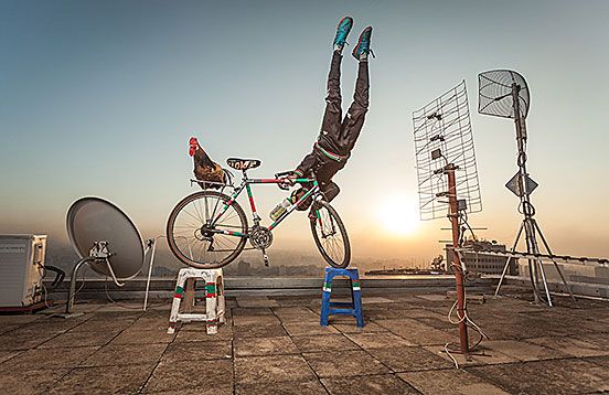 Mountain Biker Stunt Guru Robert Macharia