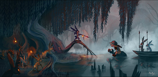 Encounter with the Carnivorous Swamp Rabbits