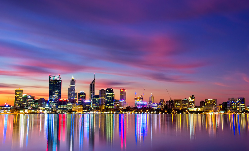 Perth City Skyline