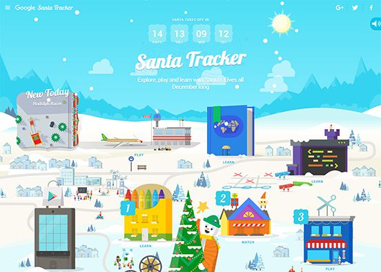 Google Santa Tracker 2015