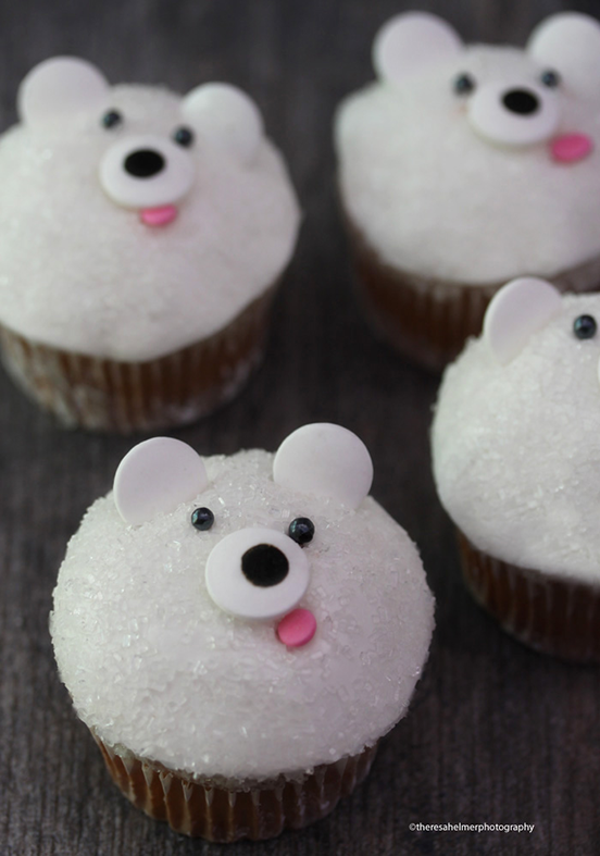 Polar Bear Cupcakes