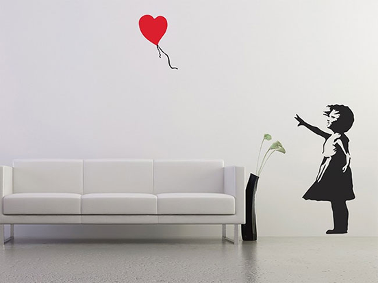 Banksy Inspired Wall Stickers