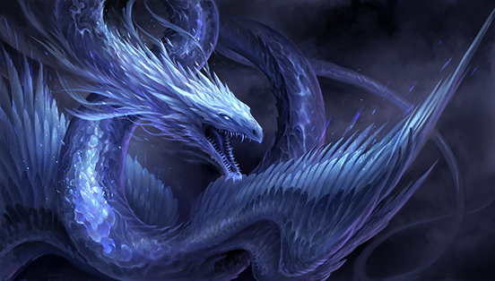 Blue Crystal Dragon