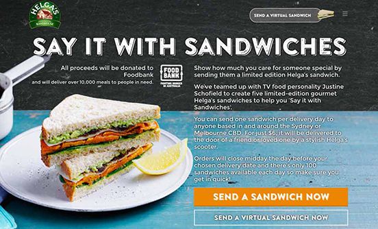Helga’s Say It With Sandwiches