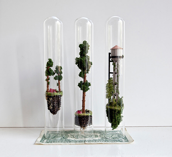 Miniature Dwellings Suspended